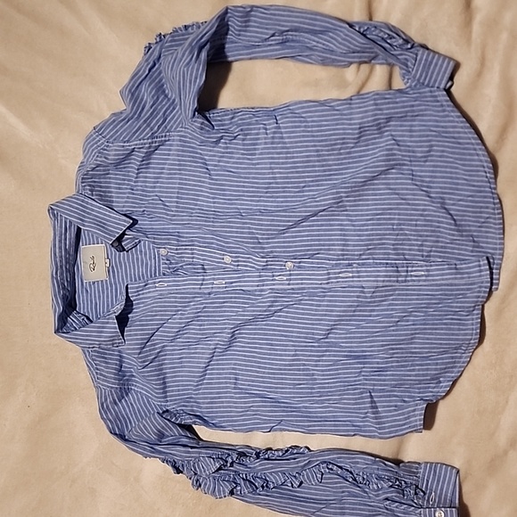 Rails Lizzi Button Up Blue & White Mini Stripe S - Picture 10 of 10